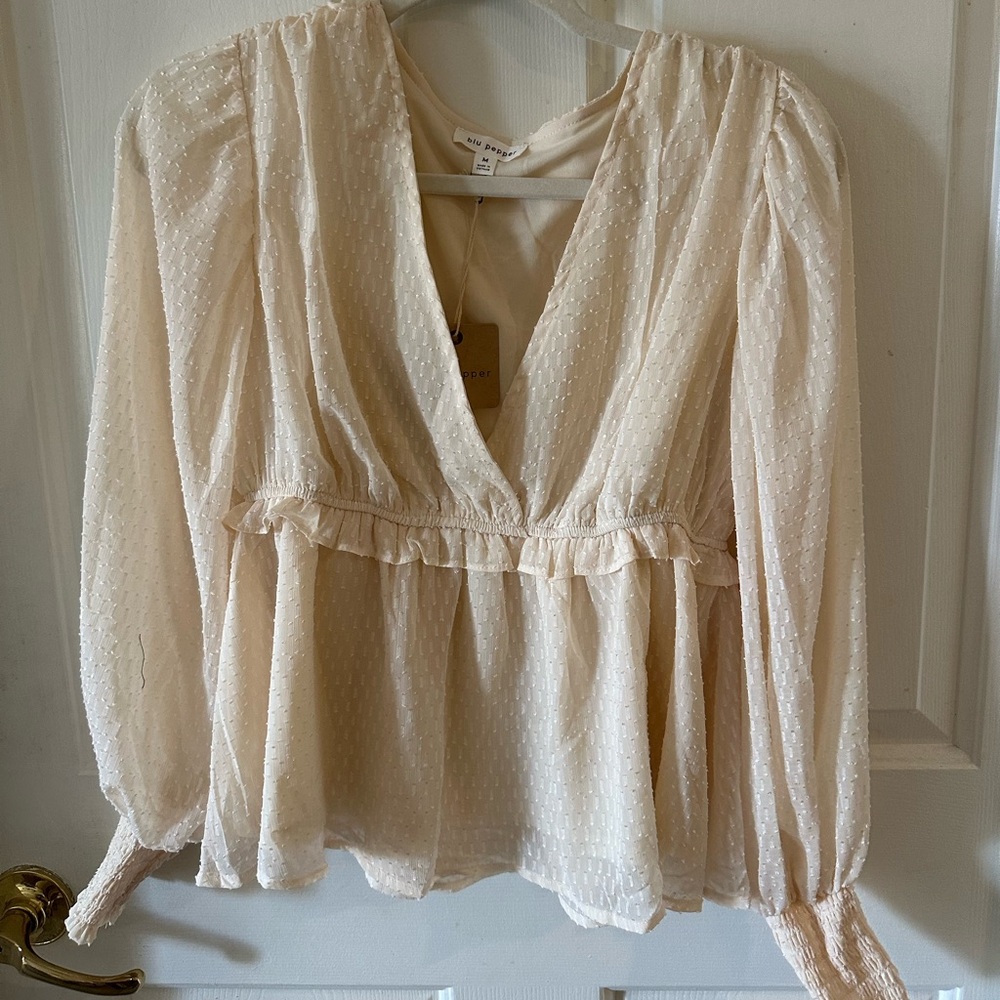 Peplum top